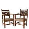 Pair of thrones vintage chairs.