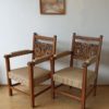 Pair of thrones vintage chairs.