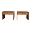 Vintage Nightstands by Ate Van Apeldoorn for Houtwerk Hattem, 1970s, Set of 2