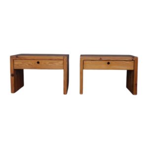 Vintage Nightstands by Ate Van Apeldoorn for Houtwerk Hattem, 1970s, Set of 2