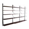 Vintage Rosewood Modular Wall Shelving Unit Shelves by Poul Cadovius, 1960s