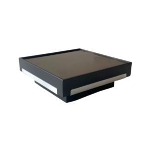 Italian Willy Rizzo style 1970’s mid century mirrored coffee table