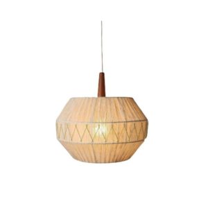 Scandinavian teak lamp from the 70s.