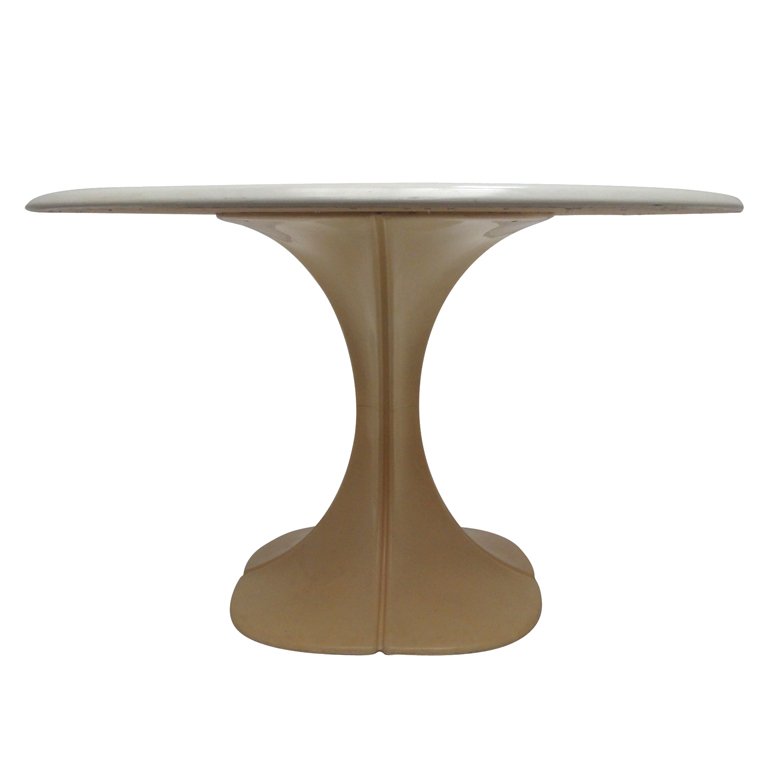 ‘ Flower ‘ dining table by Pierre Paulin. Vintage 70s