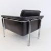Kill 6911 leather chair black by Horst Brüning