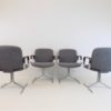 Mauser Seat 150 set of 4 dining/conference chairs by Herbert Hirche
