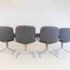 Mauser Seat 150 set of 4 dining/conference chairs by Herbert Hirche