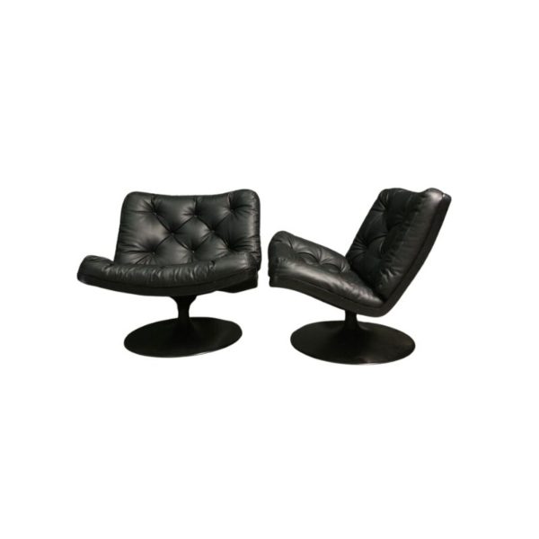 A pair of IVM space age lounge chairs 1970's.