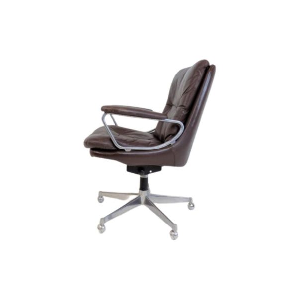 Strässle Gentilina leather office chair by Andre Vandenbeuck Strässle Gentilina leather office chair by Andre Vandenbeuck