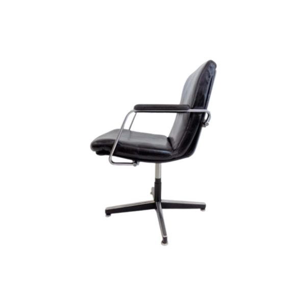 Knoll FK 86 leather armchair by Preben Fabricius/Jørgen Kastholm