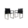 Pair of chairs by Tito Agnoli for Arrben, 1980s, Italy Pair of chairs by Tito Agnoli for Arrben, 1980s, Italy