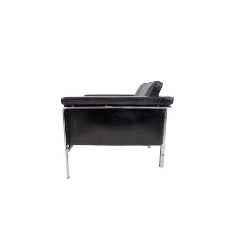 Kill 6911 leather chair black by Horst Brüning