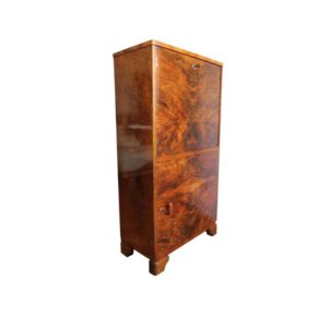1940's Art Deco Walnut Cabinet