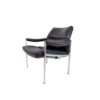 Röder Söhne leather lounge chair by Miller Borgsen