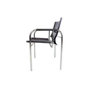 Strässle HE leather lounge chair by Hans Eichenberger