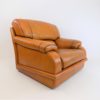 Roche Bobois leather armchair 70s