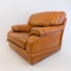 Roche Bobois leather armchair 70s