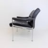 Röder Söhne leather lounge chair by Miller Borgsen
