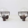 German copper outdoor lamps, set of 2, 1970s