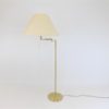 Brass floor lamp with swivel arm Mid Century Modern