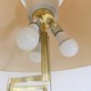 Brass floor lamp with swivel arm Mid Century Modern