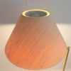 Brass floor lamp with swivel arm Mid Century Modern
