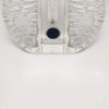 1970s Gorgeous Walther Glass Bullseye Vase by Heiner Düsterhaus. Made in Germany