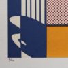 1980s Original Stunning Roy Lichtenstein "Modern Art" Limited Edition Lithograph