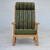 60s, highback armchair, Danish design, Henning Kjærnulf style, original very good condition.
