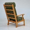 60s, highback armchair, Danish design, Henning Kjærnulf style, original very good condition.