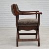 1960s, Danish design by Henning Kjærnulf, chair model "Kurul", sheepskin, dark oak. 1960s, Danish design by Henning Kjærnulf, chair model "Kurul", sheepskin, dark oak.
