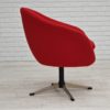 1960s, Scandinavian design by Karl Eric Klote, swivel lounge chair, furniture wool. 1960s, Scandinavian design by Karl Eric Klote, swivel lounge chair, furniture wool.