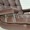 1970s, Vintage Danish swivel leather armchair, leather, original condition. 1970s, Vintage Danish swivel leather armchair, leather, original condition.