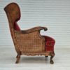 1930s, Danish design, armchair, ash wood, velour, original condition.