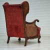 1930s, Danish design, armchair, ash wood, velour, original condition.