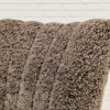 60s, Scandinavian design, reupholstered art deco armchair, genuine sheepskin.