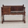 1950s, Scandinavian design, seater dresser, oak wood, sheepskin.