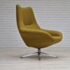 1970s, Danish design by H.W.Klein for Bramin Møbler, swivel armchair model "Pirouette 208".