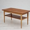 1970s, Danish design, folding sofa table, teak wood and oak wood. 1970s, Danish design, folding sofa table, teak wood and oak wood.