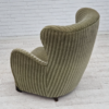 1960s, Danish velour relax chair by Fritz Hansen, original good condition, beech wood.