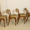 Set of 4 chairs ref: Baumann gondola year 60 restored. Ref Louisette.