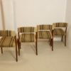 Set of 4 chairs ref: Baumann gondola year 60 restored. Ref Louisette.