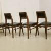 Set of 4 Foster McDavid dining chairs, circa 70. Ref Norma.