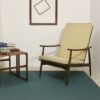 Scandinavian armchair 1960 curved arms. Ref Césarisa.