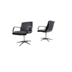 Wilkhahn Delta set of 2 dining/conference chairs from Delta Group