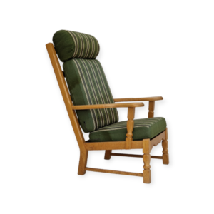 60s, highback armchair, Danish design, Henning Kjærnulf style, original very good condition.