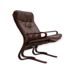 1970s, Norwegian design, Lounge chair model "Kengu" by Else and Nordahl Solheim for Rybo Rykken.