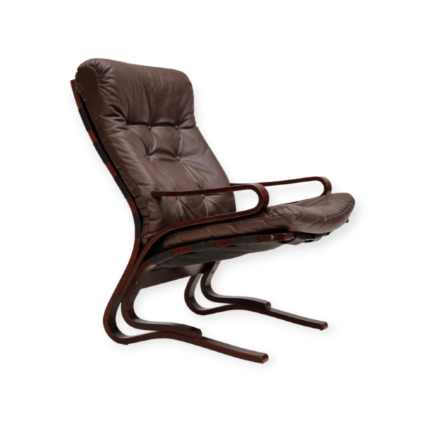 1970s, Norwegian design, Lounge chair model "Kengu" by Else and Nordahl Solheim for Rybo Rykken.