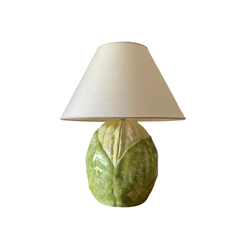 Ceramic cauliflower-shaped lamp, Italy 1970s