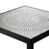 Raf Verjans steel inlayed low table.